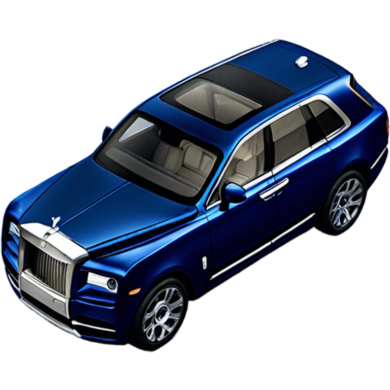 Dark blue rolls Royce cullanen emoji