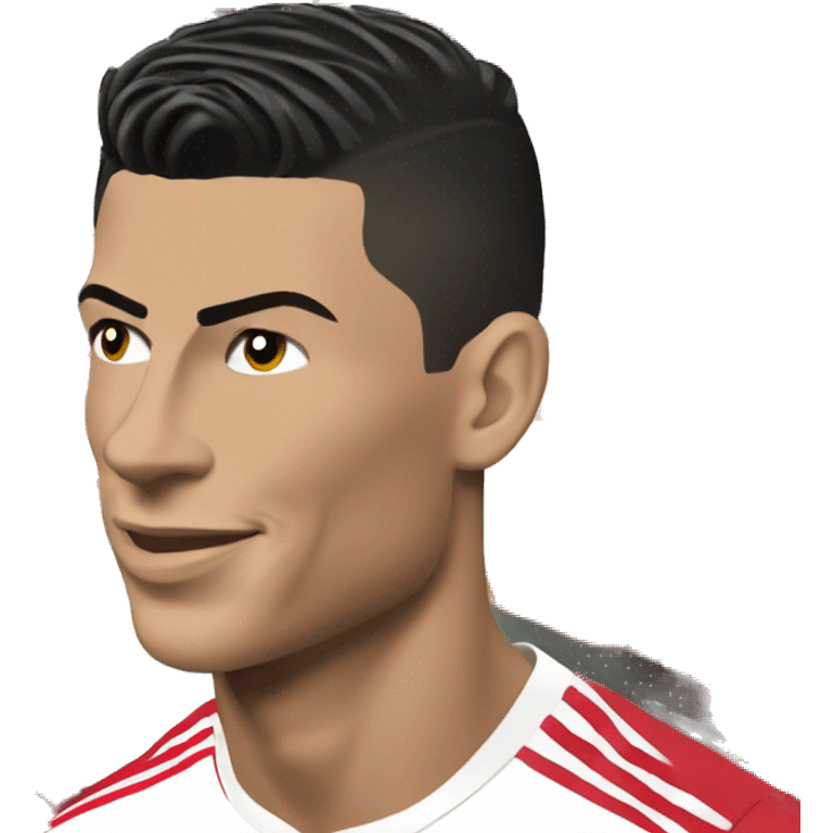 cristiano ronaldo in the manchester united emoji