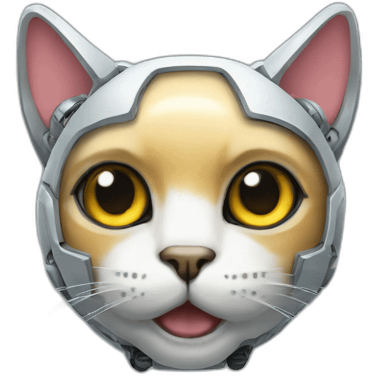 a robot cat emoji