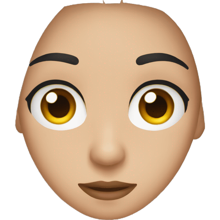 eyebrow up emoji