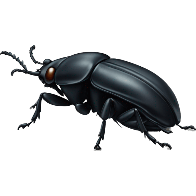 Black beetle emoji