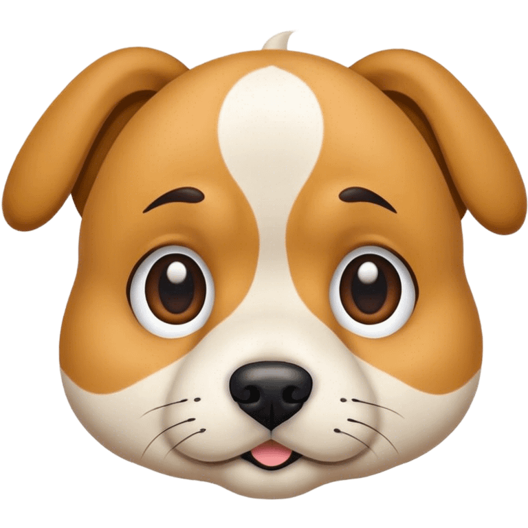 Perro con cejas  emoji