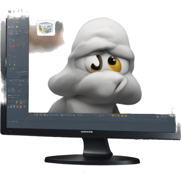 Samsung 4k monitor  emoji