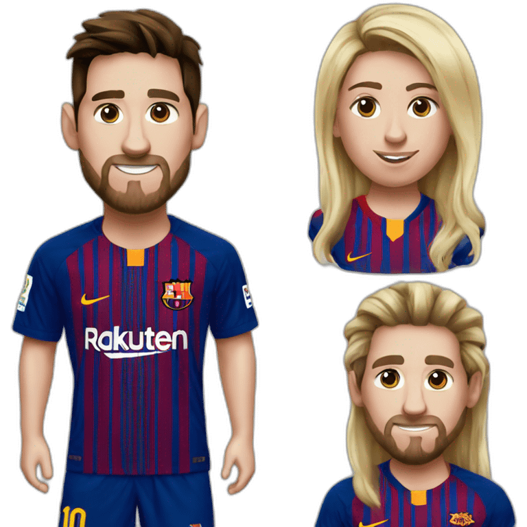 Messi en caca emoji