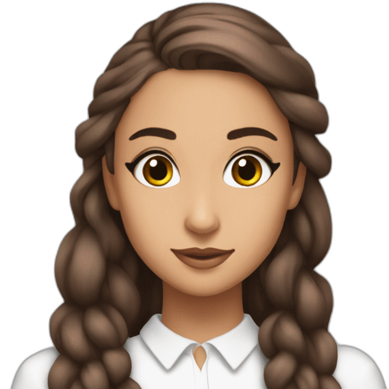 elegant girl Ariana grand emoji