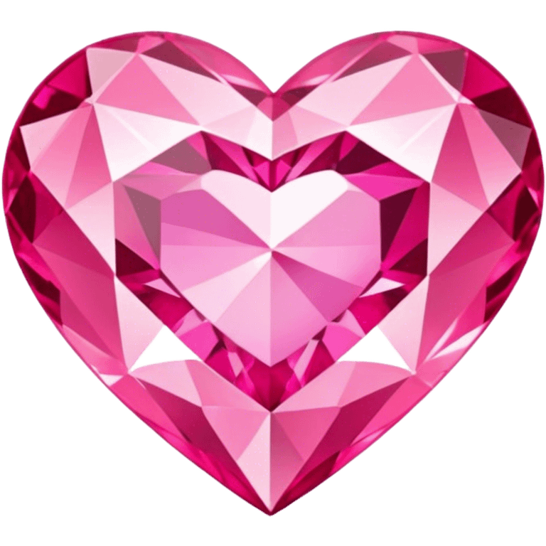 Diamond light pink heart  emoji