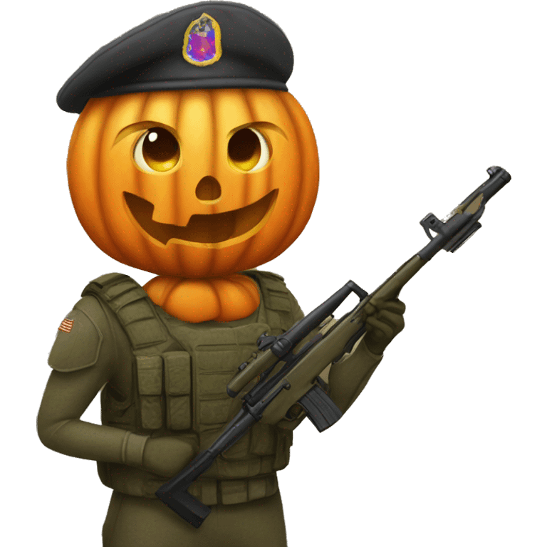 Pumpkins solider   emoji