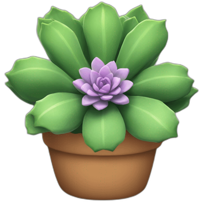 succulent flower emoji