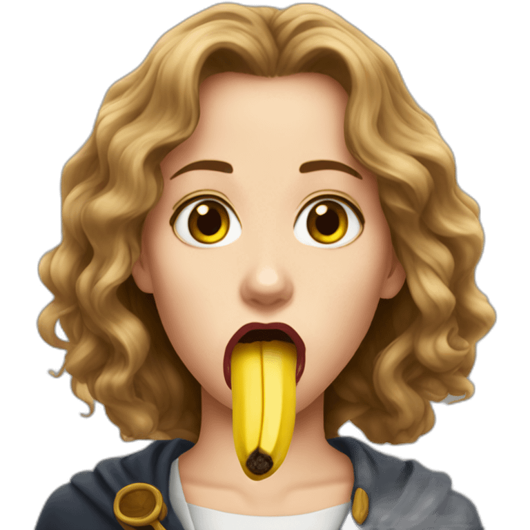 Hermione Granger lips banana emoji