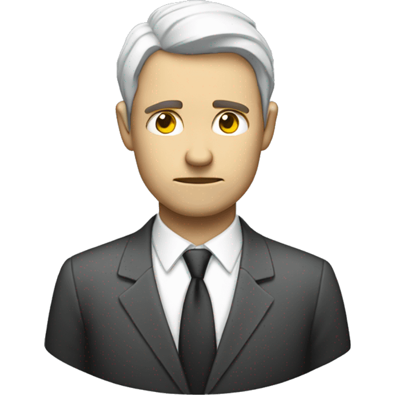 depressed white-collar worker emoji