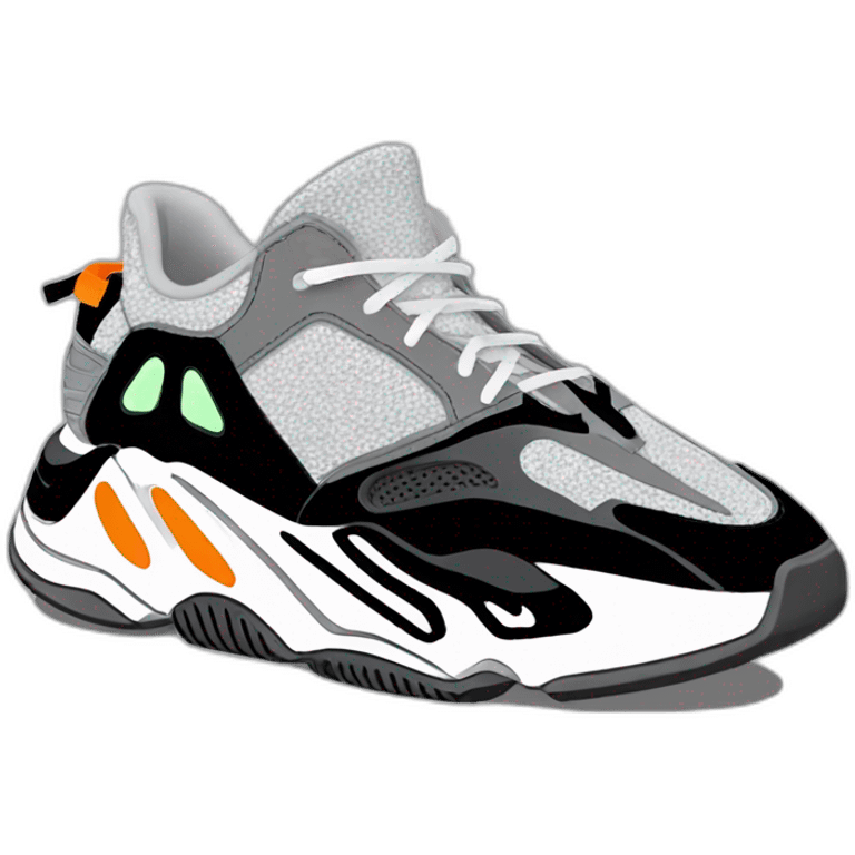 Adidas Yeezy waverunner sneakerd emoji