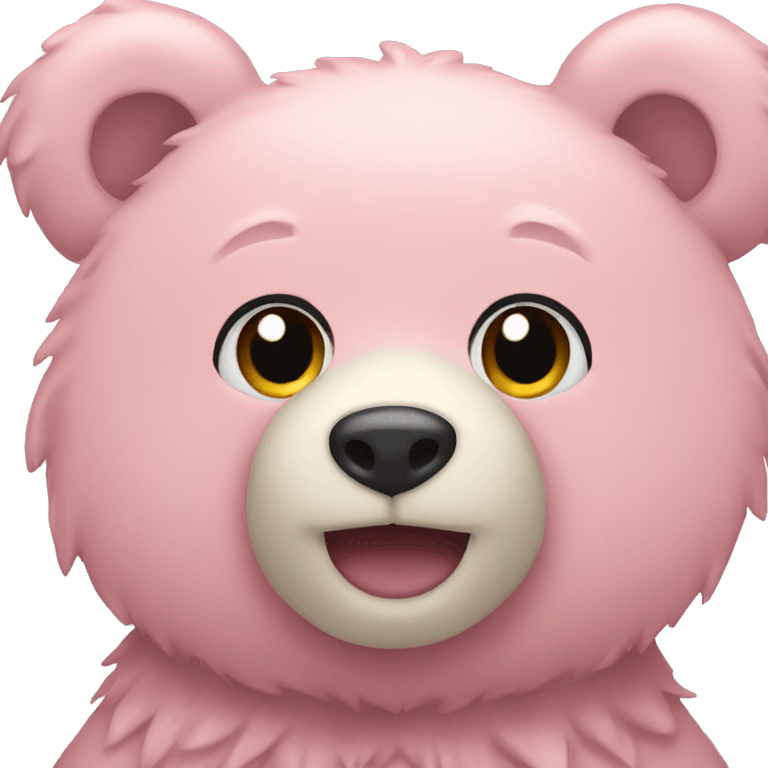 light pink bear emoji