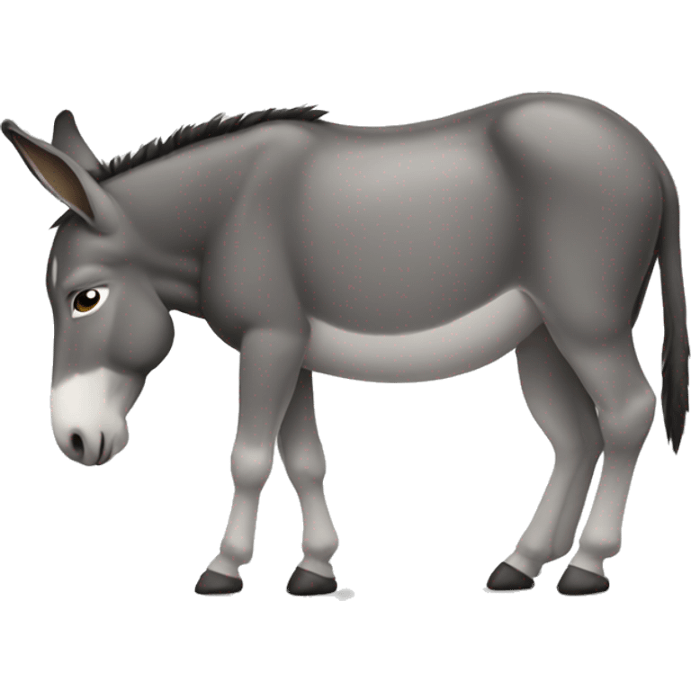 Donkey with a big butt emoji