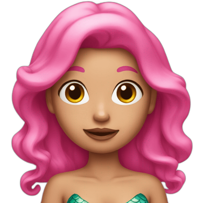 pink-mermaid emoji