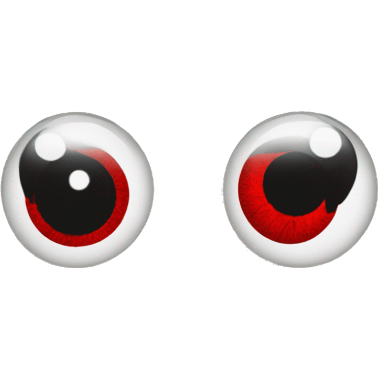 Two Eyes with sharingan emoji