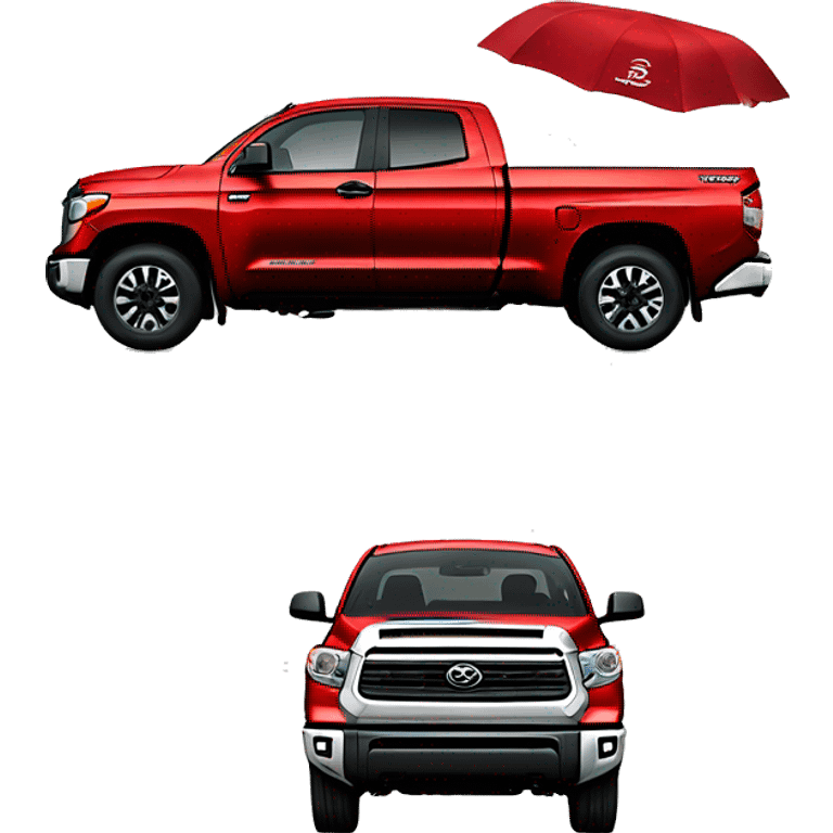 2019 Red Toyota tundra emoji