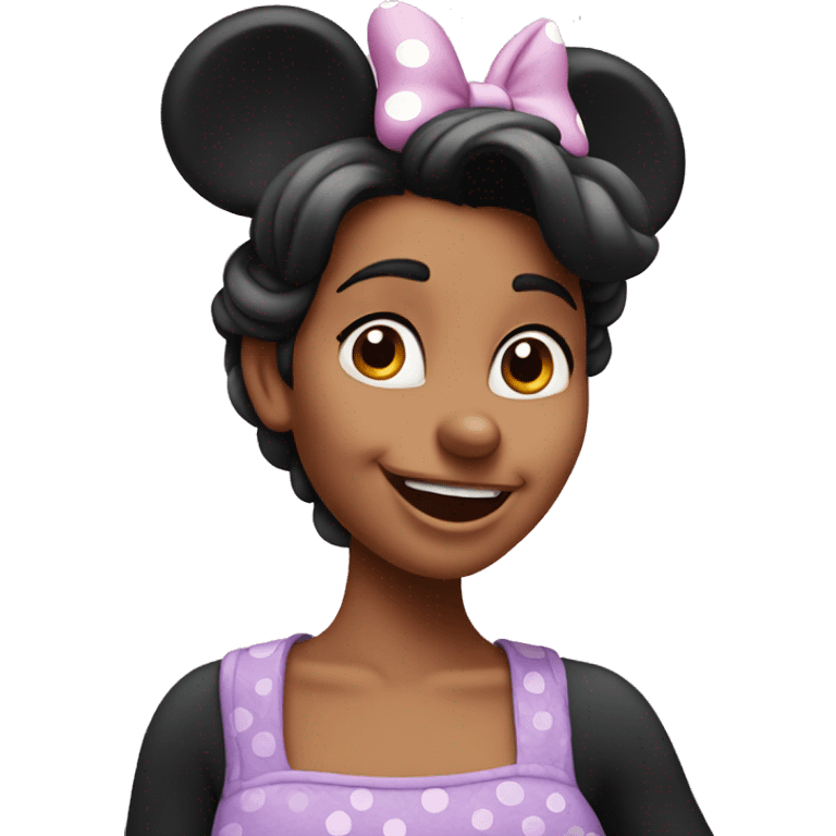 Minnie Mouse character  emoji