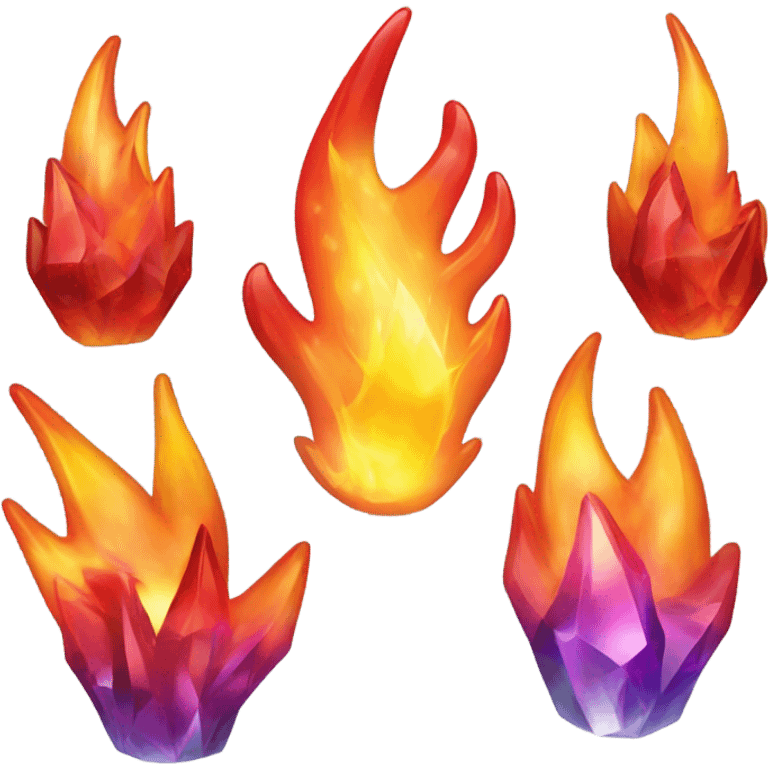 fire crystal emoji