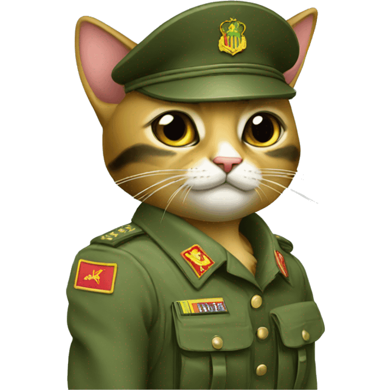 Ukrainian military cat (air defense) army emoji