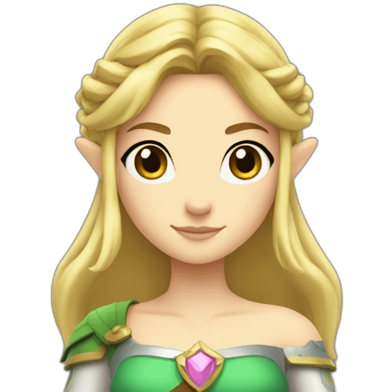 Princess Zelda blonde emoji