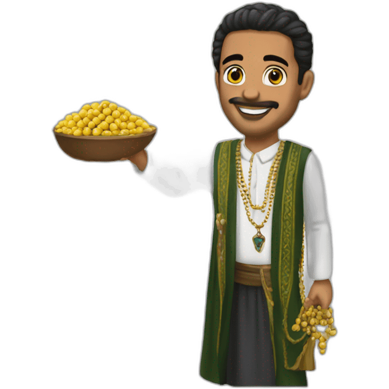 Nouri Almaliki selling rosaries emoji