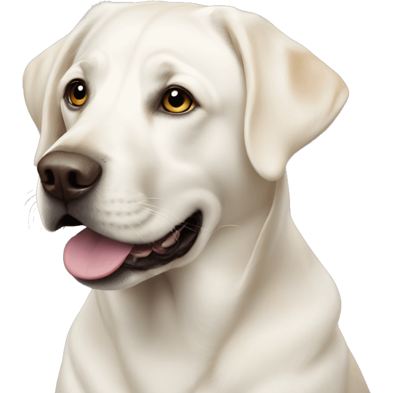 White Labrador emoji