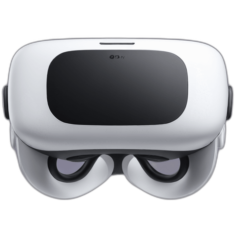 White Oculus quest emoji