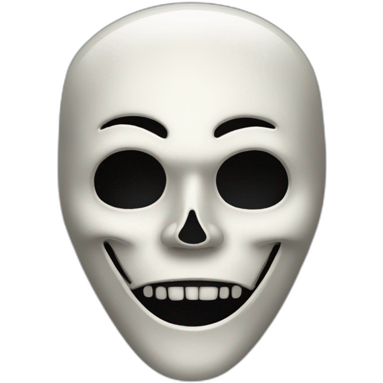 masque de scream emoji