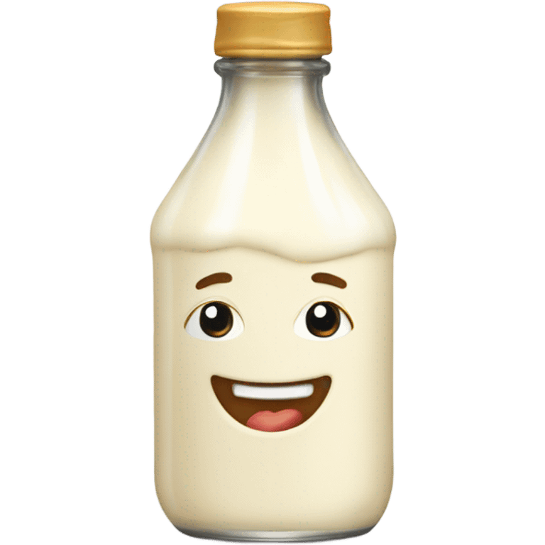 cooking cream in bottle emoji