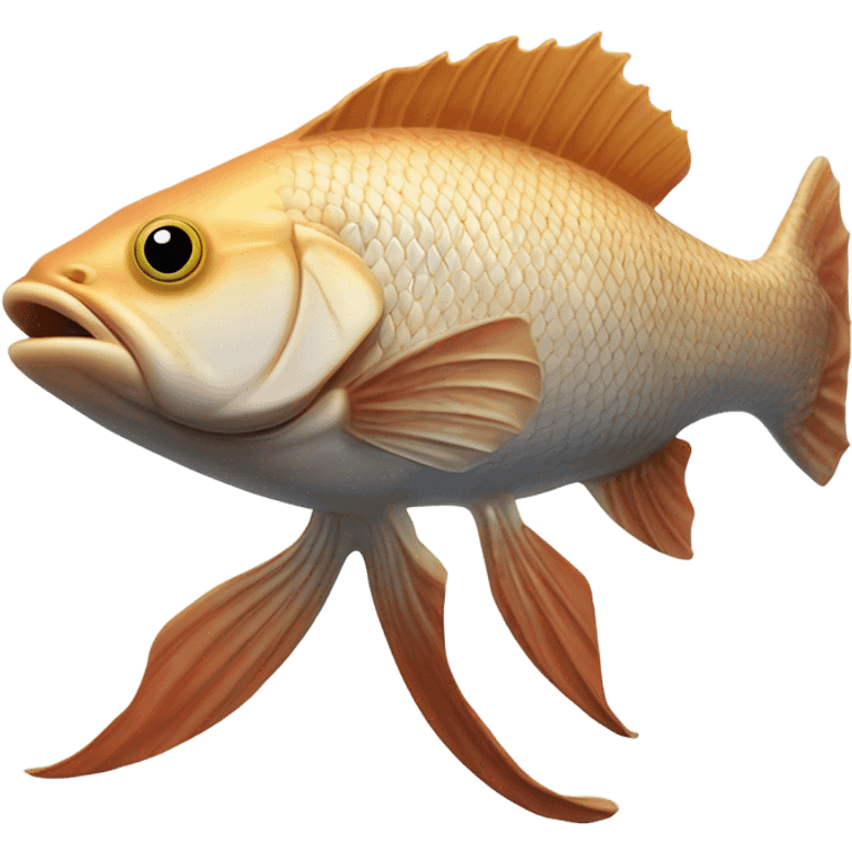 Lobe finned fish emoji