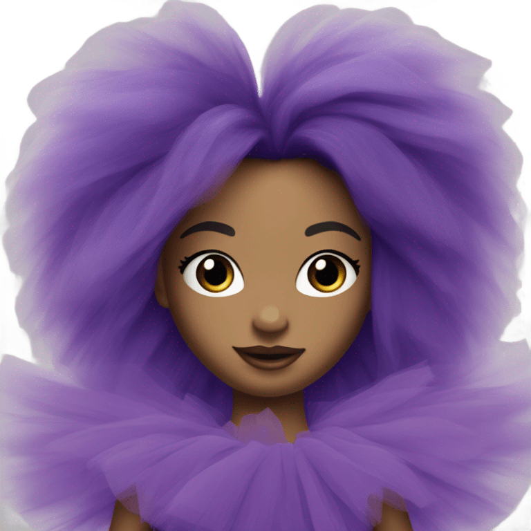 Purple tutu emoji