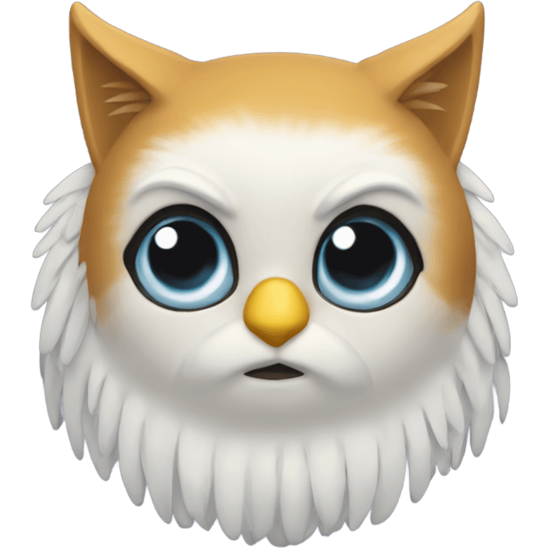 chat avec des ailes emoji