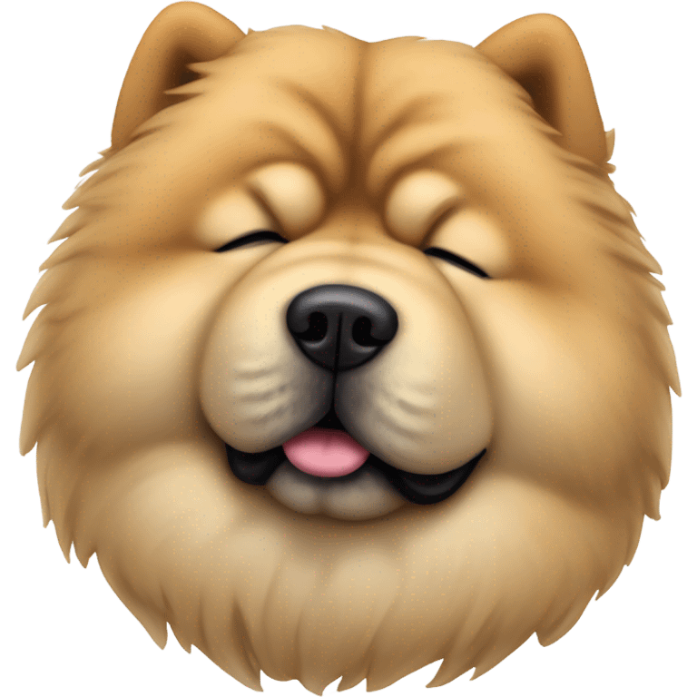 chow chow tired emoji