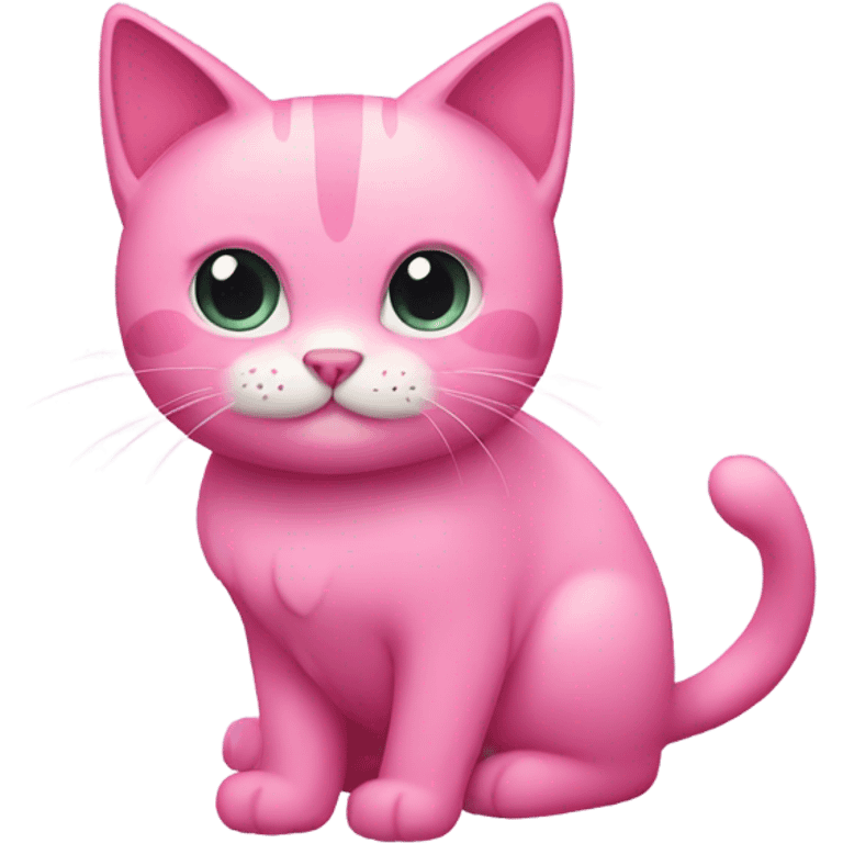 Pink cat  emoji