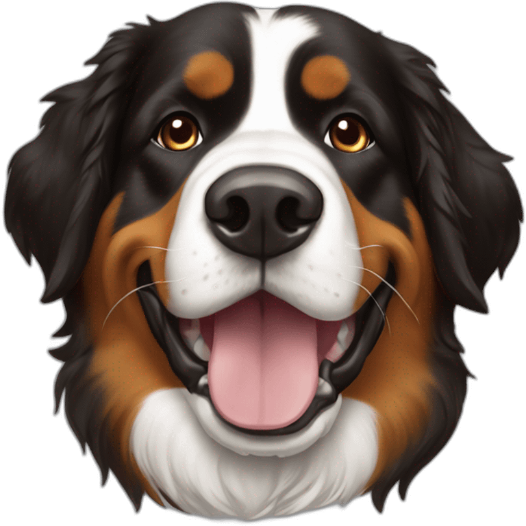 St. Patricks Bernese Mtn Dog emoji