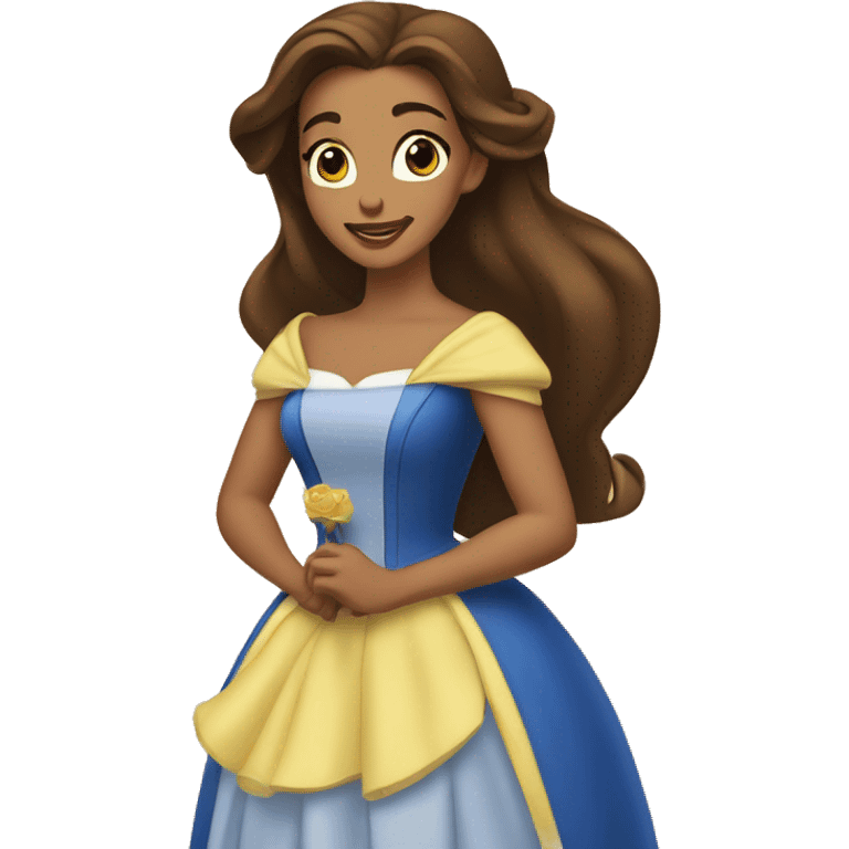 beauty and the beast belle emoji