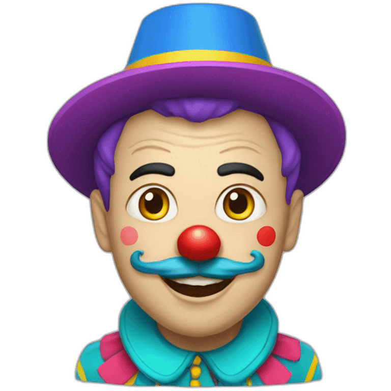 clown from Astana IT University emoji