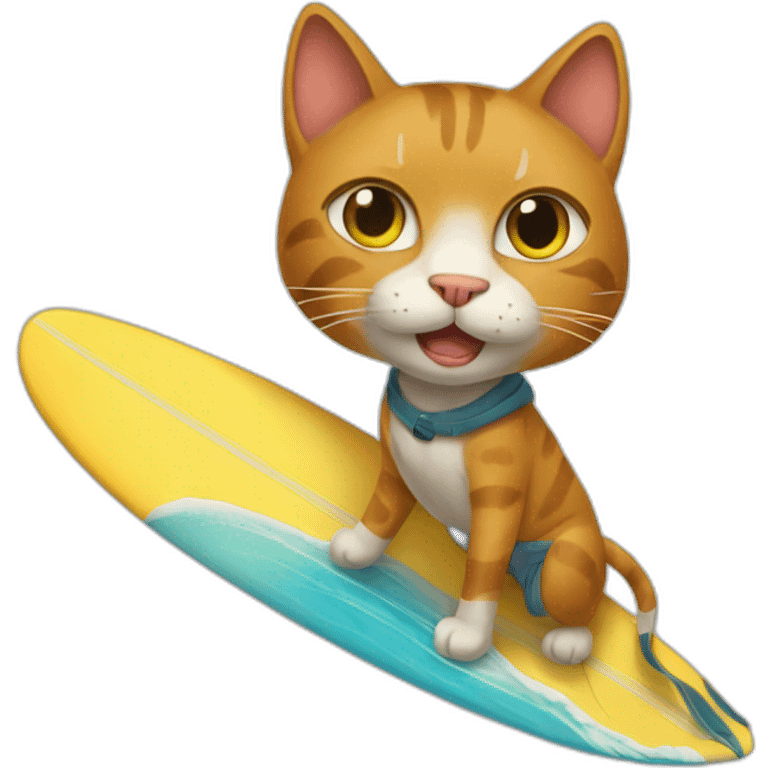 surfer cat dude bro emoji