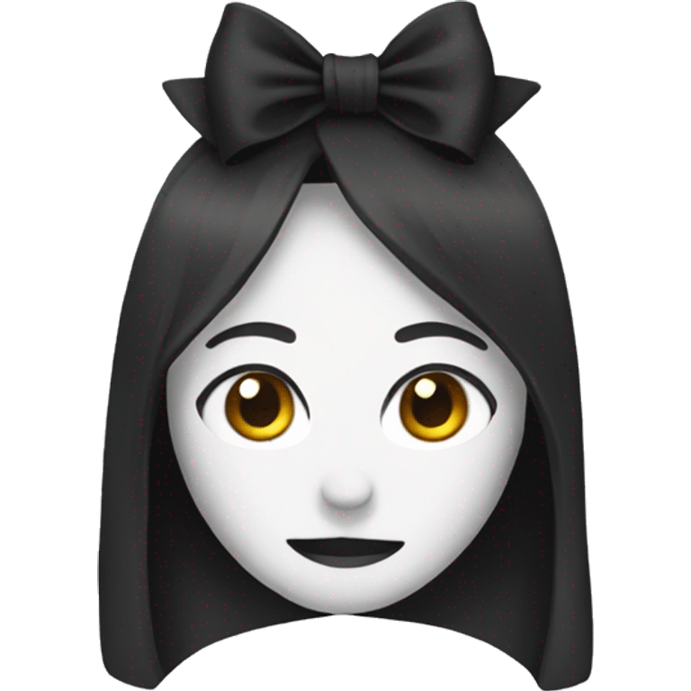 Black bow emoji