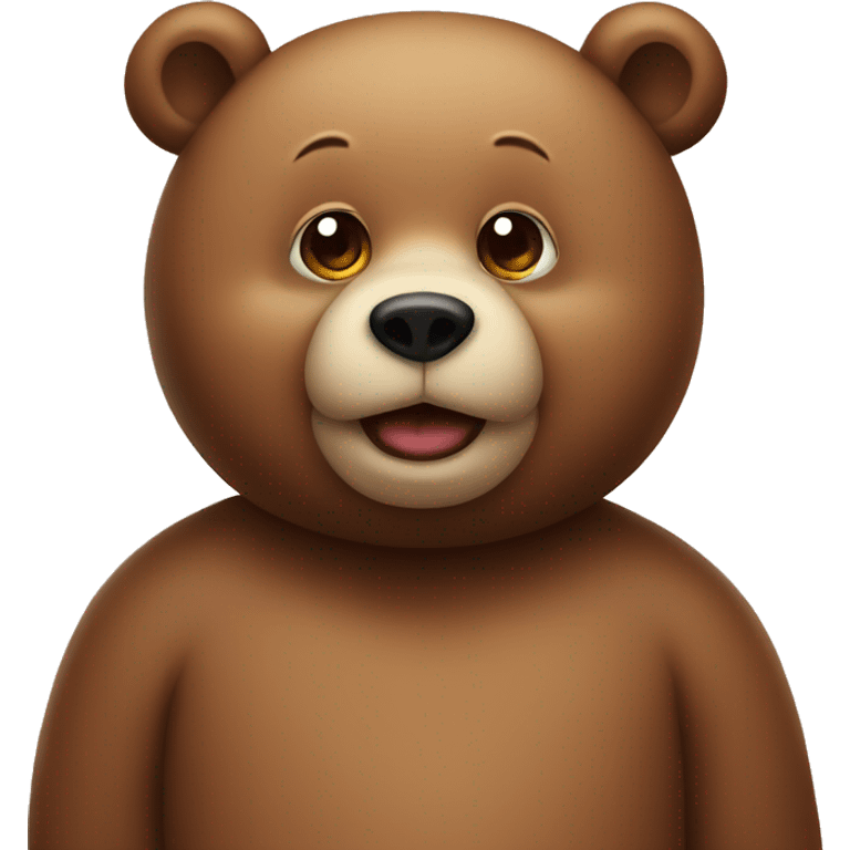 chubby bear  emoji