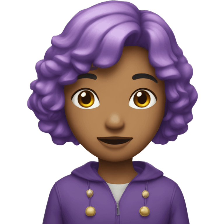 Coração lilas emoji