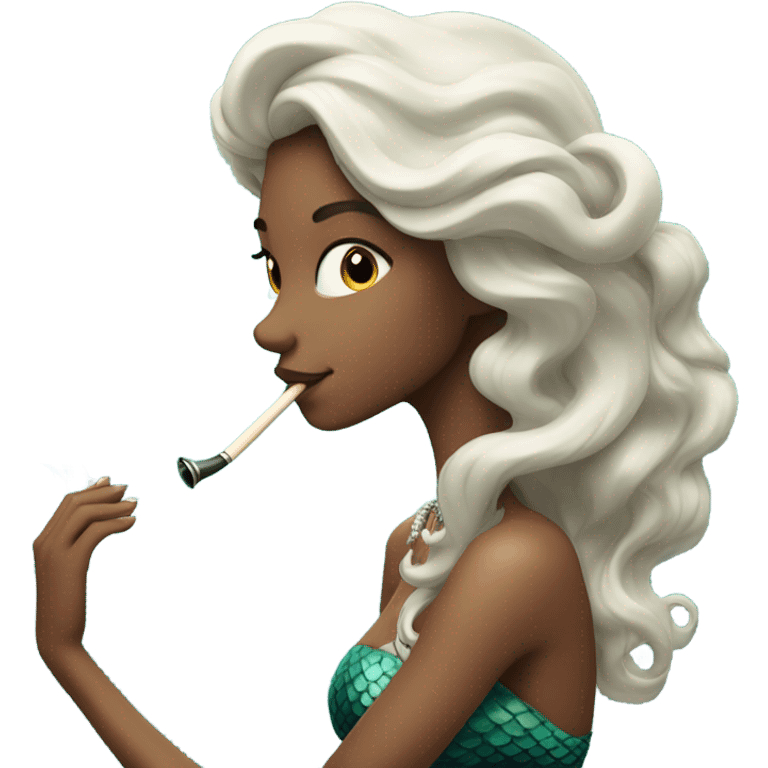 Mermaid Smoking emoji