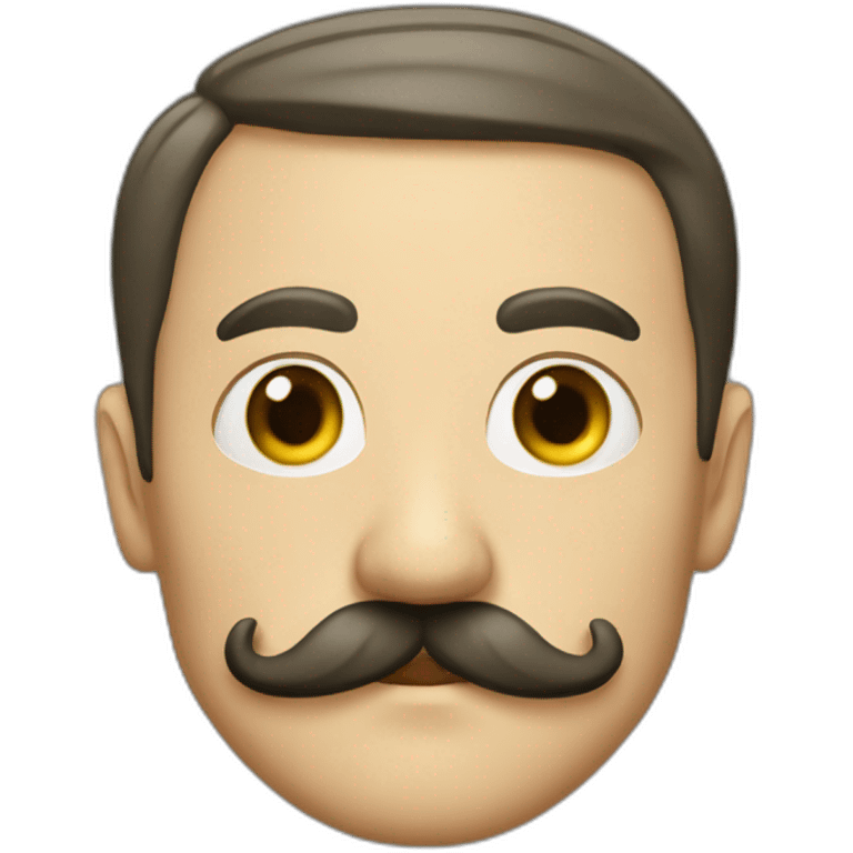 Adolf from Germany in 1944 with an adolf mustache emoji