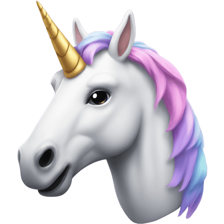 unicorn with two horns emoji