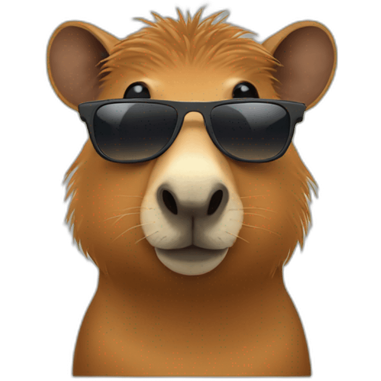 capibara with sunglasses emoji