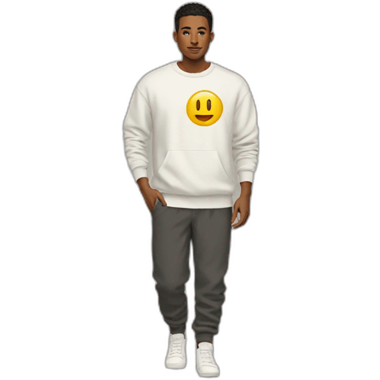 sweatshirt and pants emoji