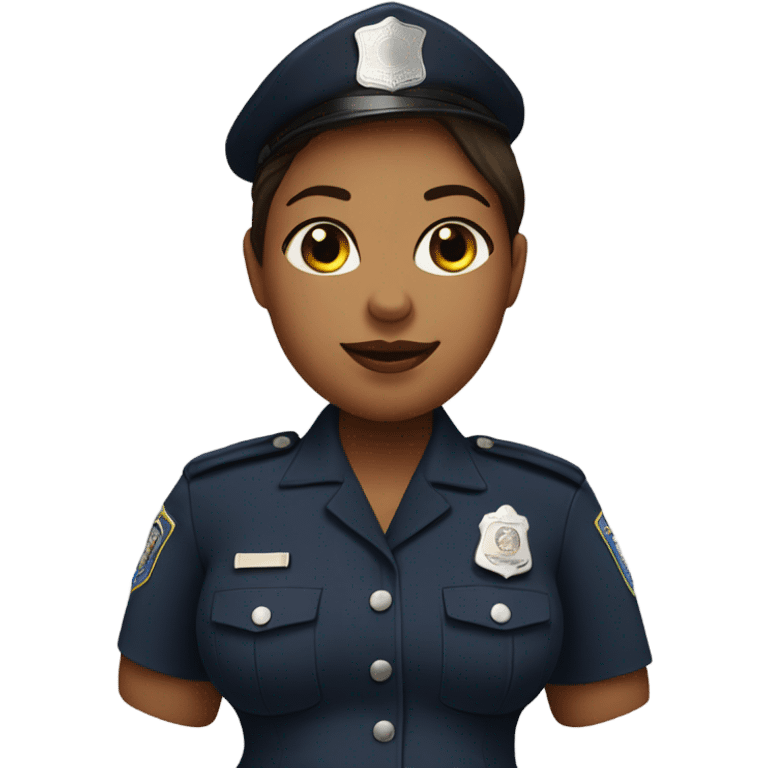 Pregnant police officer emoji