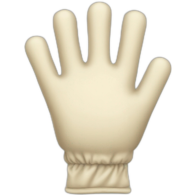 cartoon hand glove emoji