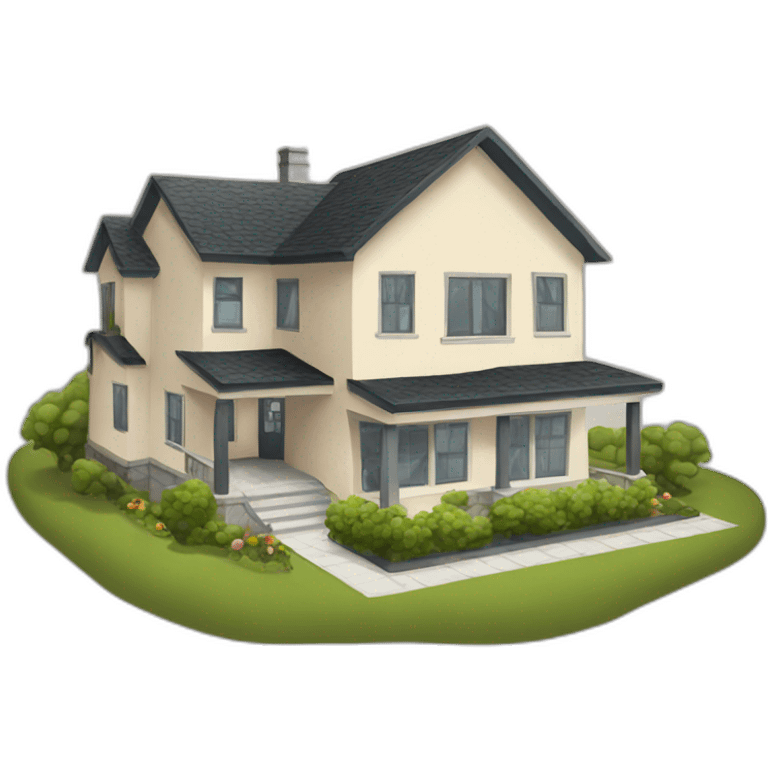 modern house emoji