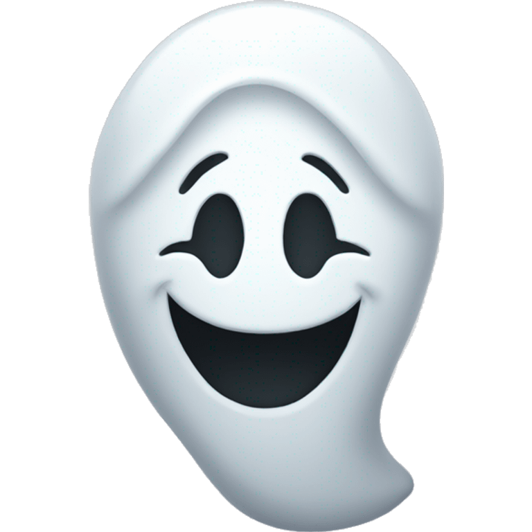 Smile ghost emoji